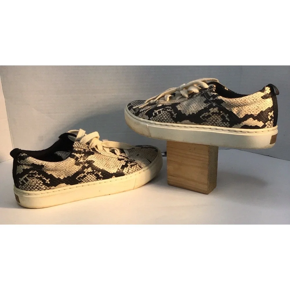 Dr. Scholl's‎ Platform Snake Print Chunky Slip On Casual Size 9M Shoes VERY GOOD